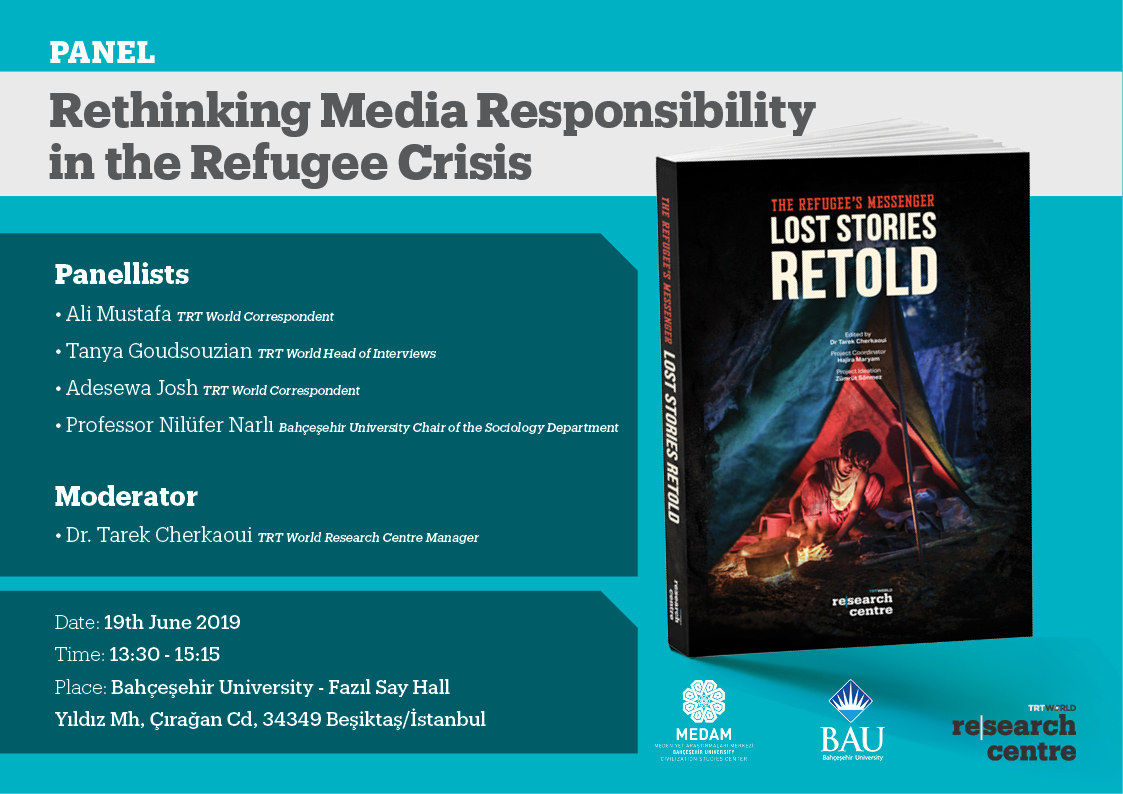 "Rethinking Media Responsibility in the Refugee Crisis" Panel ve kitap tanıtım programı